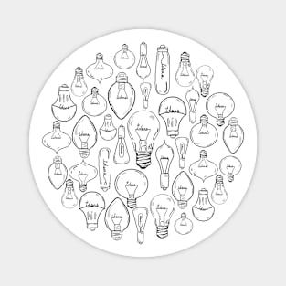 Idea Lightbulbs Magnet